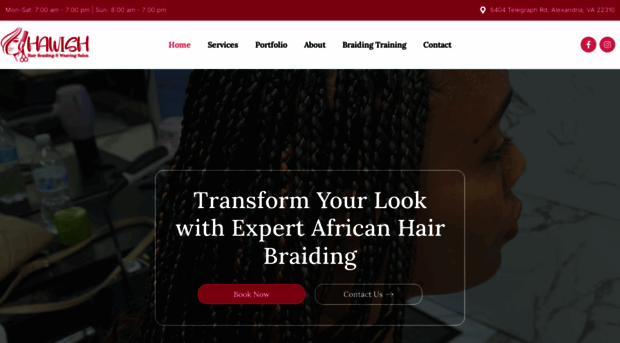 hawishhairbraiding.com