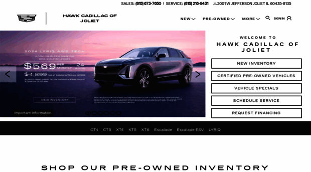 hawkcadillac.com