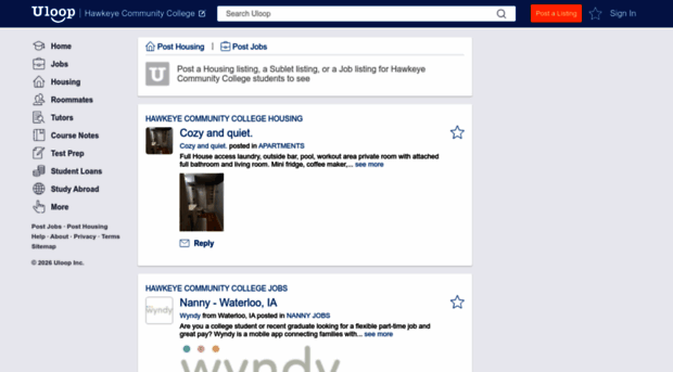 hawkeyecollege.uloop.com