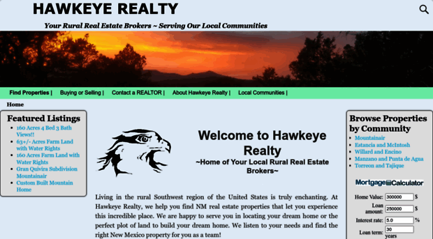 hawkeyerealty.net