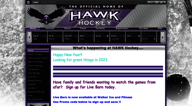 hawkhockey.net