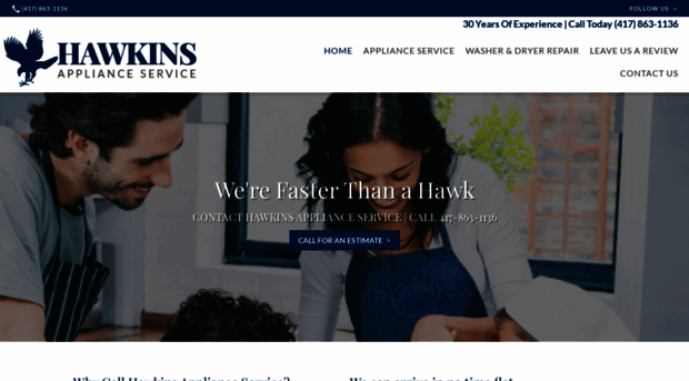 hawkinsapplianceservice.com