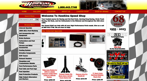 hawkinsspeedshop.com