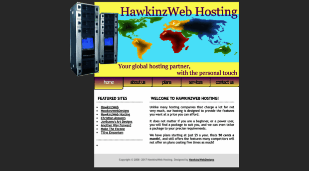 hawkinzwebhosting.com