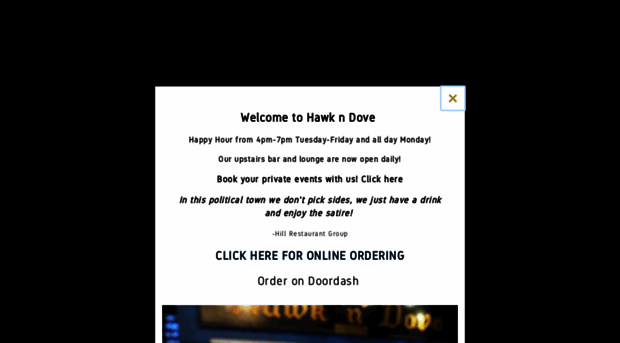 hawkndovebardc.com