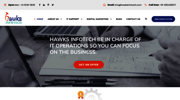 hawksinfotech.com