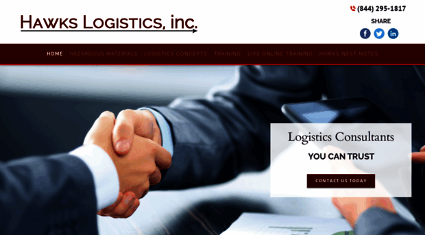 hawkslogistics.com