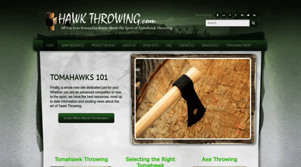 hawkthrowing.com