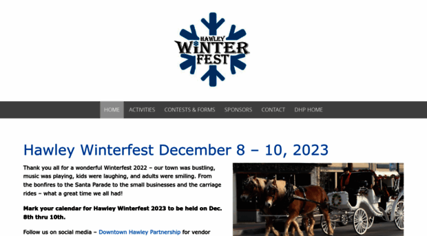 hawleywinterfest.com