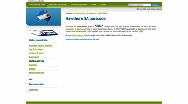 hawthorn-sa.post-code.net.au