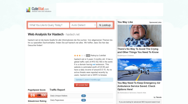 haxtech.net.cutestat.com