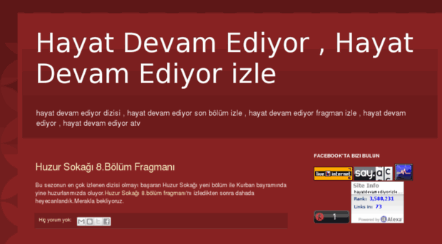 hayatdevamediyorizle.gen.tr