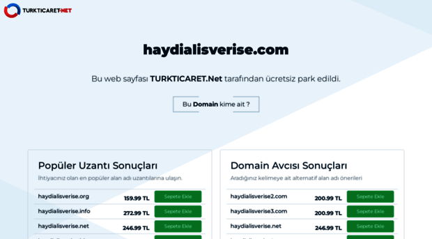 haydialisverise.com