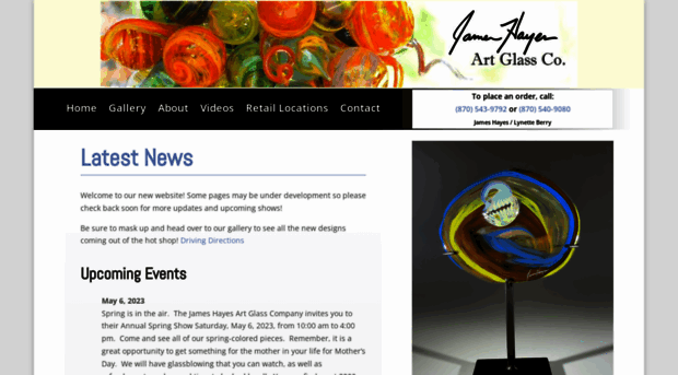 hayesartglass.com