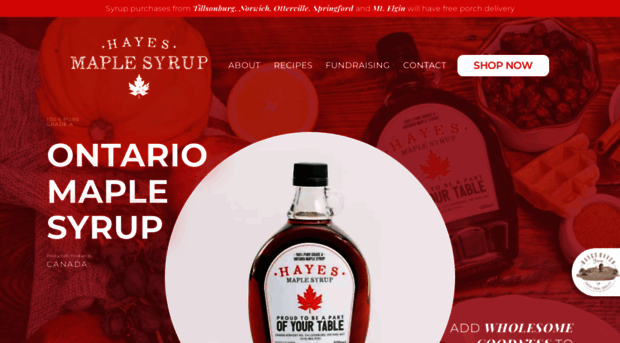 hayesmaplesyrup.com