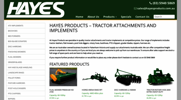 hayesproducts.com.au