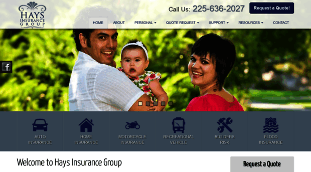 haysinsurancebr.com