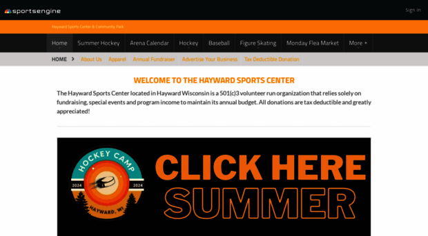 haywardsportscenter.com
