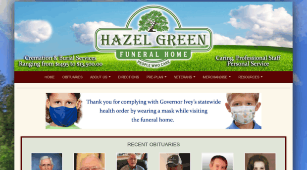 hazelgreenfuneralhome.com