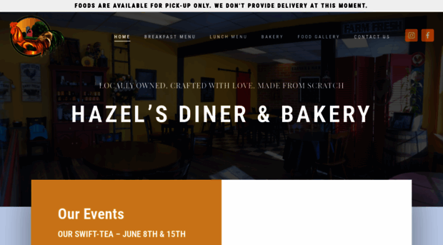 hazelsdiner.com