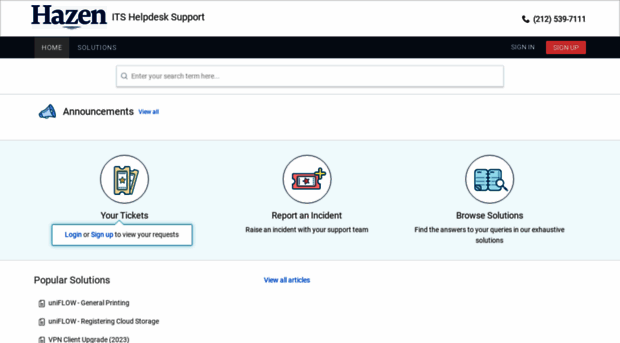 hazenandsawyer.freshservice.com