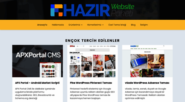 hazirwebsitepaketi.com