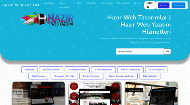 hazirwebyazilim.com