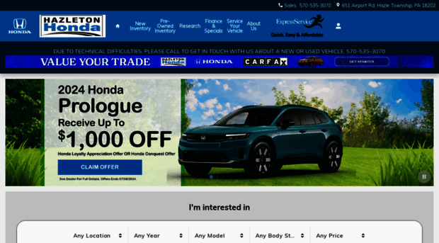 hazletonhonda.com