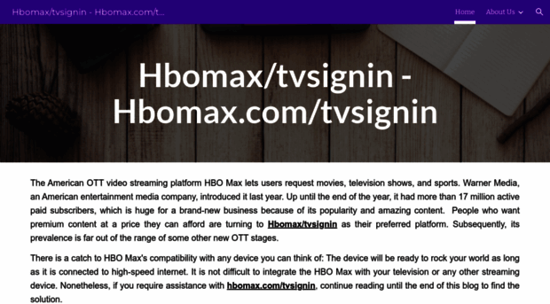 hbomaxtvsigniin.com