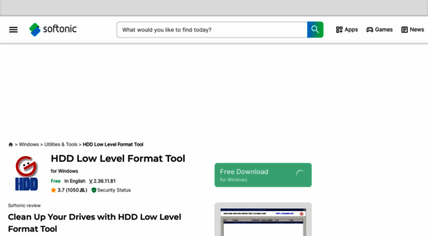 hdd-low-level-format-tool.en.softonic.com