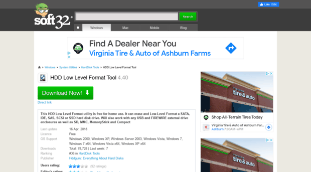 hdd-low-level-format-tool.soft32.com