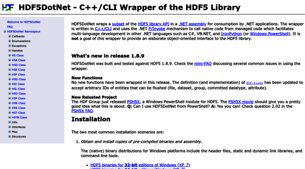 hdf5.net