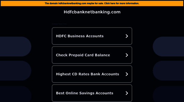 hdfcbanknetbanking.com