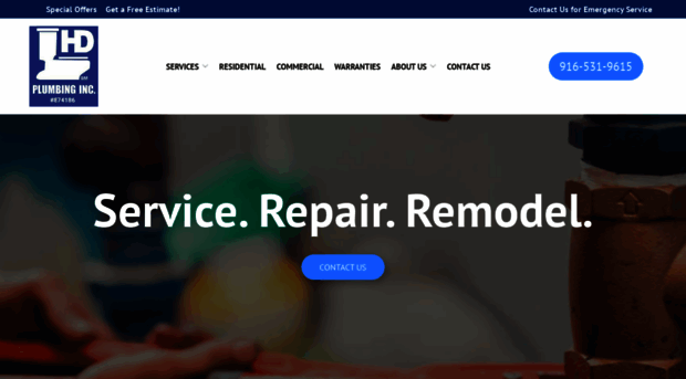 hdplumbingrepair.com