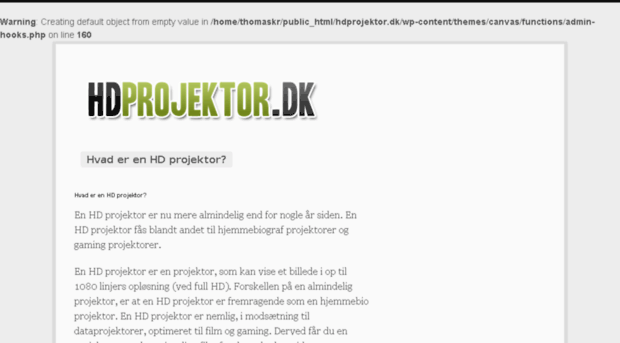 hdprojektor.dk