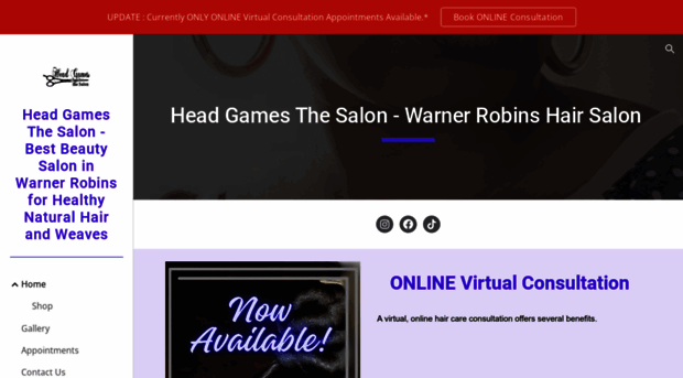 headgamesthesalon.com