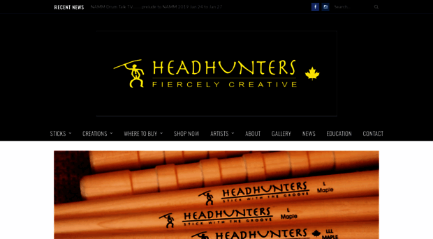 headhunterssticksandcreations.com