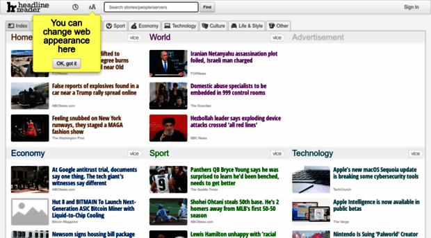 headlinereader.com