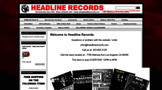 headlinerecords.com