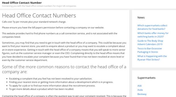 headofficecontactnumber.co.uk