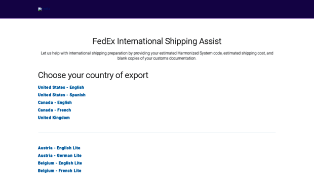 headstart.van.fedex.com