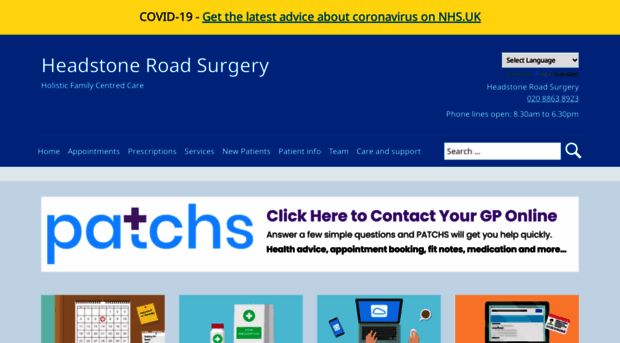 headstoneroadsurgery.nhs.uk