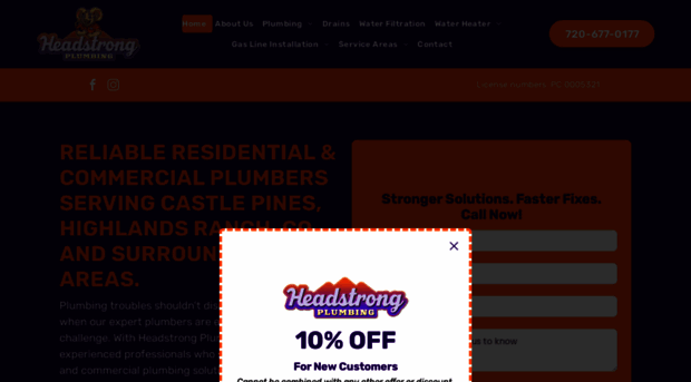 headstrongplumbing.com