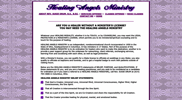 healingangelsministry.org