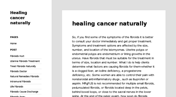 healingcancernaturally.info