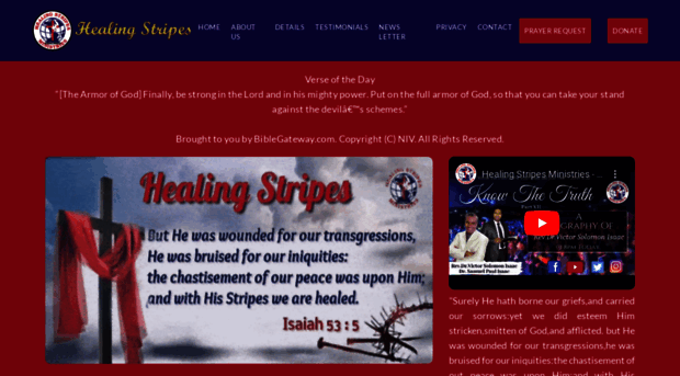 healingstripesministries.com