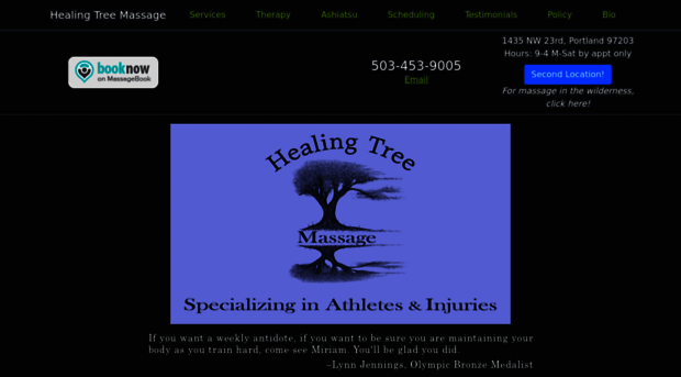 healingtreemassage.com