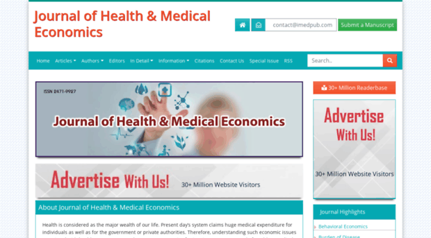 health-medical-economics.imedpub.com