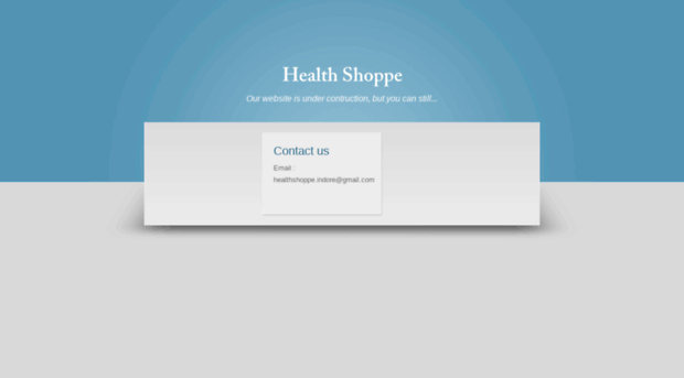 health-shoppe.in