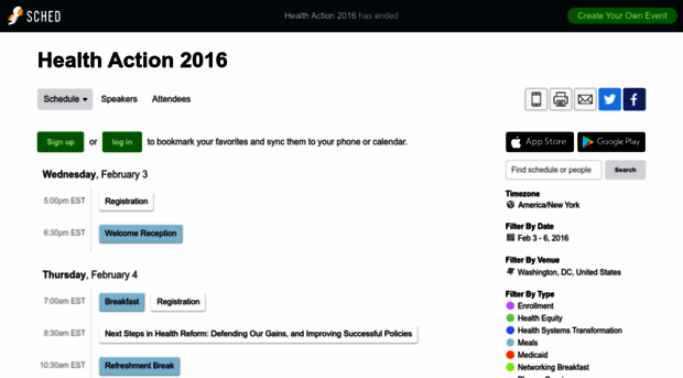 healthaction2016.sched.org